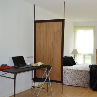 Noelle 68 X 38 Bamboo 1 Panel Room Divider By Beachcrest Home | Low ... Noelle 68 X 38 Bamboo 1 Panel Room Divider By Beachcrest Home | Low ...