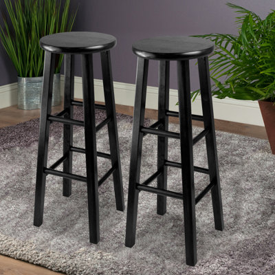 Solid Wood Bar & Counter Stool Winsome Seat Height: Bar Stool (29" Seat Height)