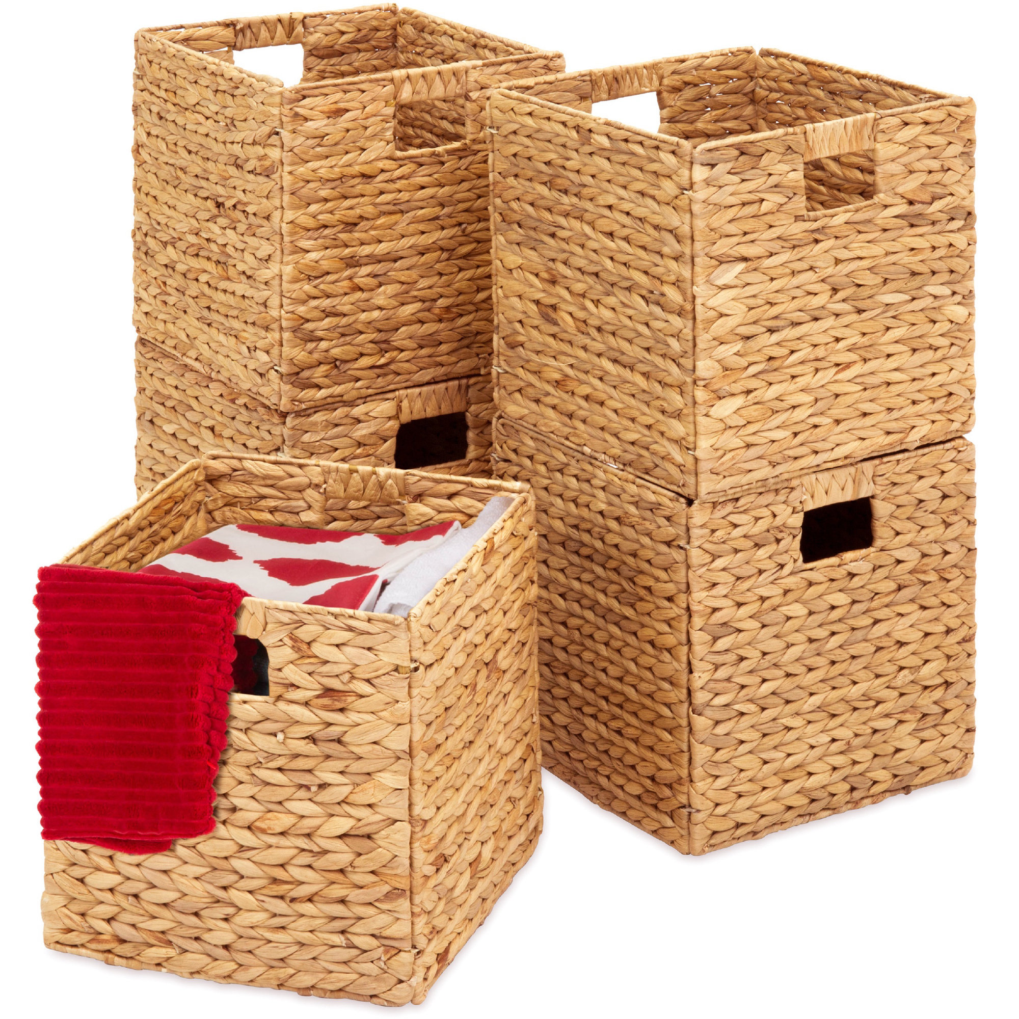 Rosecliff Heights Hyacinth Multipurpose Organizers Wicker Basket