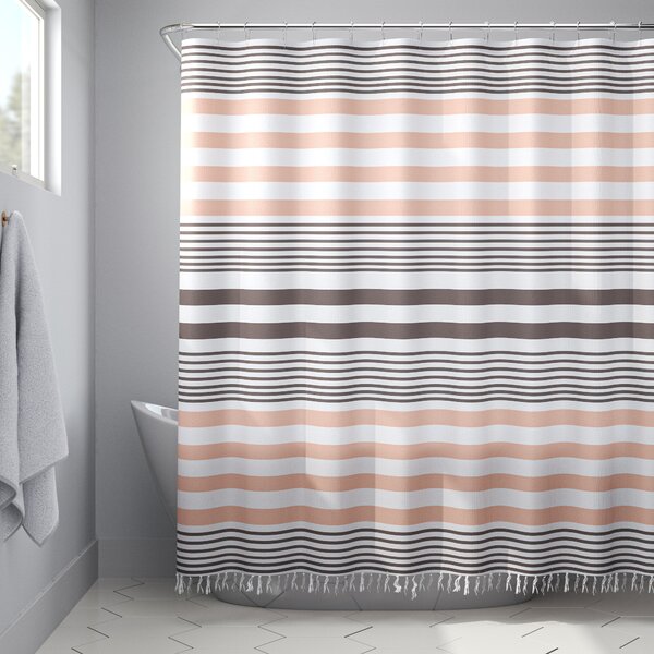 Modern Contemporary Tassel Shower Curtain Allmodern