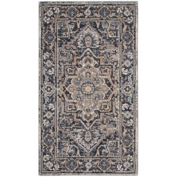 Palace Manal Oriental Runner Rug White Blue Traditional Persian Floor Carpet Mat
