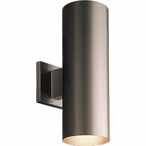 Everts Cylinder 2-Light Outdoor Sconce