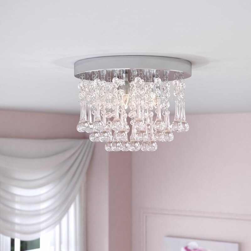 Willa Arlo Interiors Kora 3-Light Flush Mount & Reviews | Wayfair