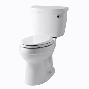 Go to store & view more images Kohler Cinamarron Two-Piece Elongated 1.6 GPF Toilet with Right-Hand Trip Lever