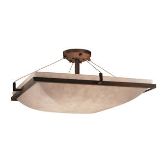 Wrought Studio Frissell 3 Light Simple Bowl Semi Flush Mount Wayfair