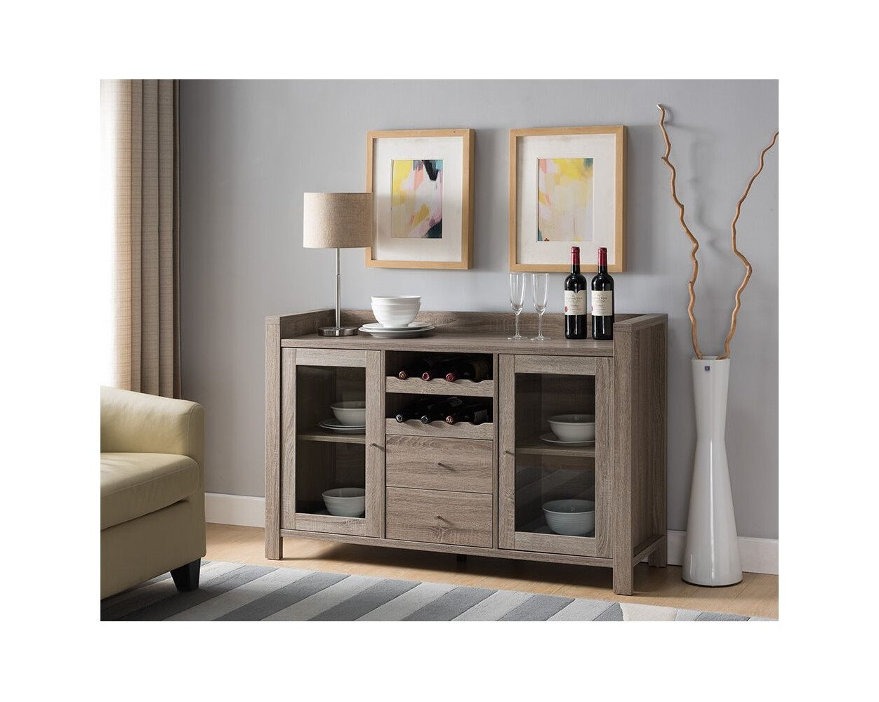 Foundry Select Sharolyn 51 Wide 2 Drawer Sideboard Wayfair