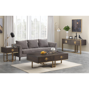 Sandisfield 3 Piece Coffee Table Set by Everly Quinn Modern