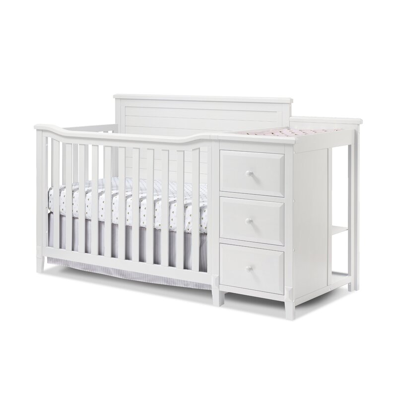 sorelle 4 in 1 crib with changing table