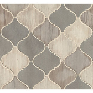 Arabesque Tile You Ll Love Wayfair Villa Paz Stone Mosaic Tile In Moreno