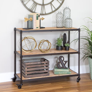 Vetter 3-Shelf Console Table by Gracie Oaks