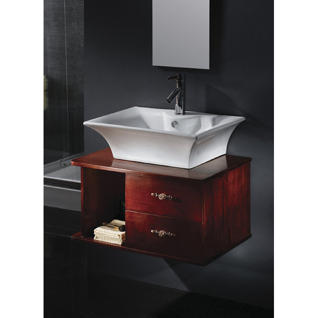 Kingston Brass Forte Ceramic Rectangular Vessel Bathroom Sink With Overflow Reviews Wayfair