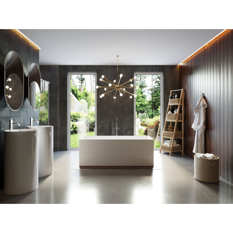 BW-06-L-G 61" x 26" Freestanding Soaking Bathtub
