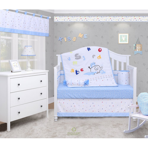 alphabet crib bedding