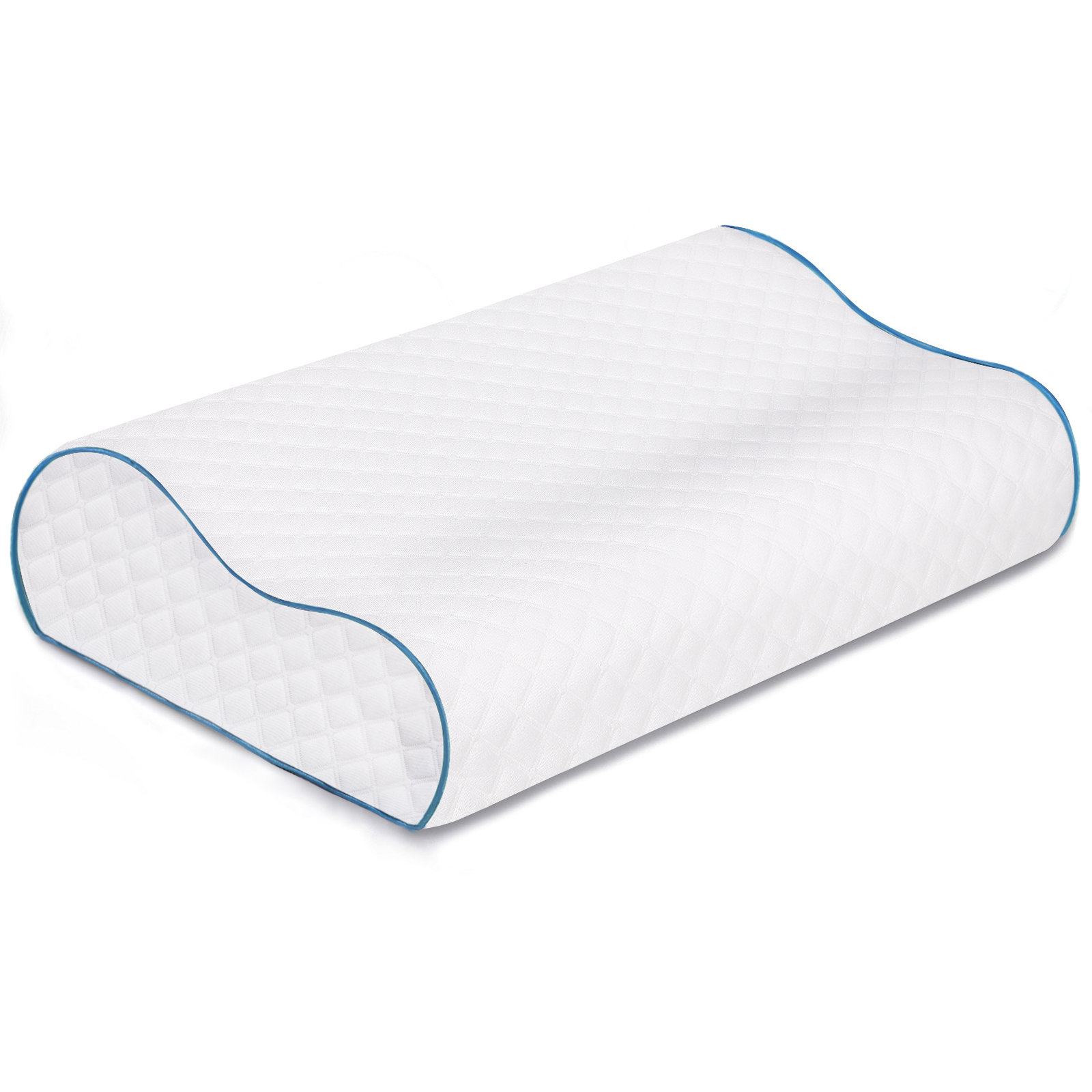 Luxury Memory Foam Firm Core Orthopaedic Support Firm Bed Pillow Anti-Bacterial 