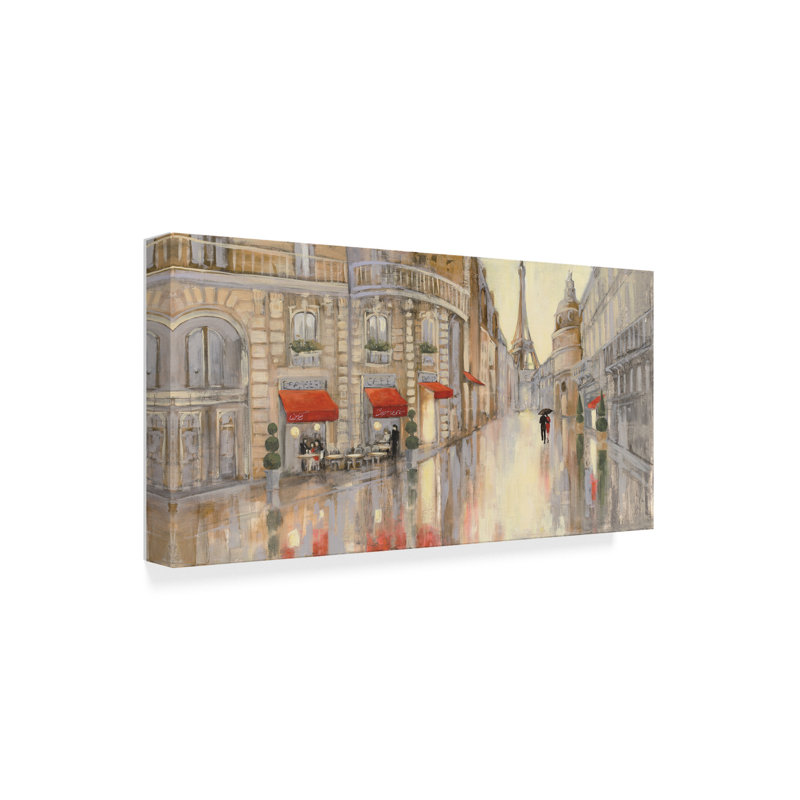 Winston Porter Touring Paris Couple Acrylic Painting Print On