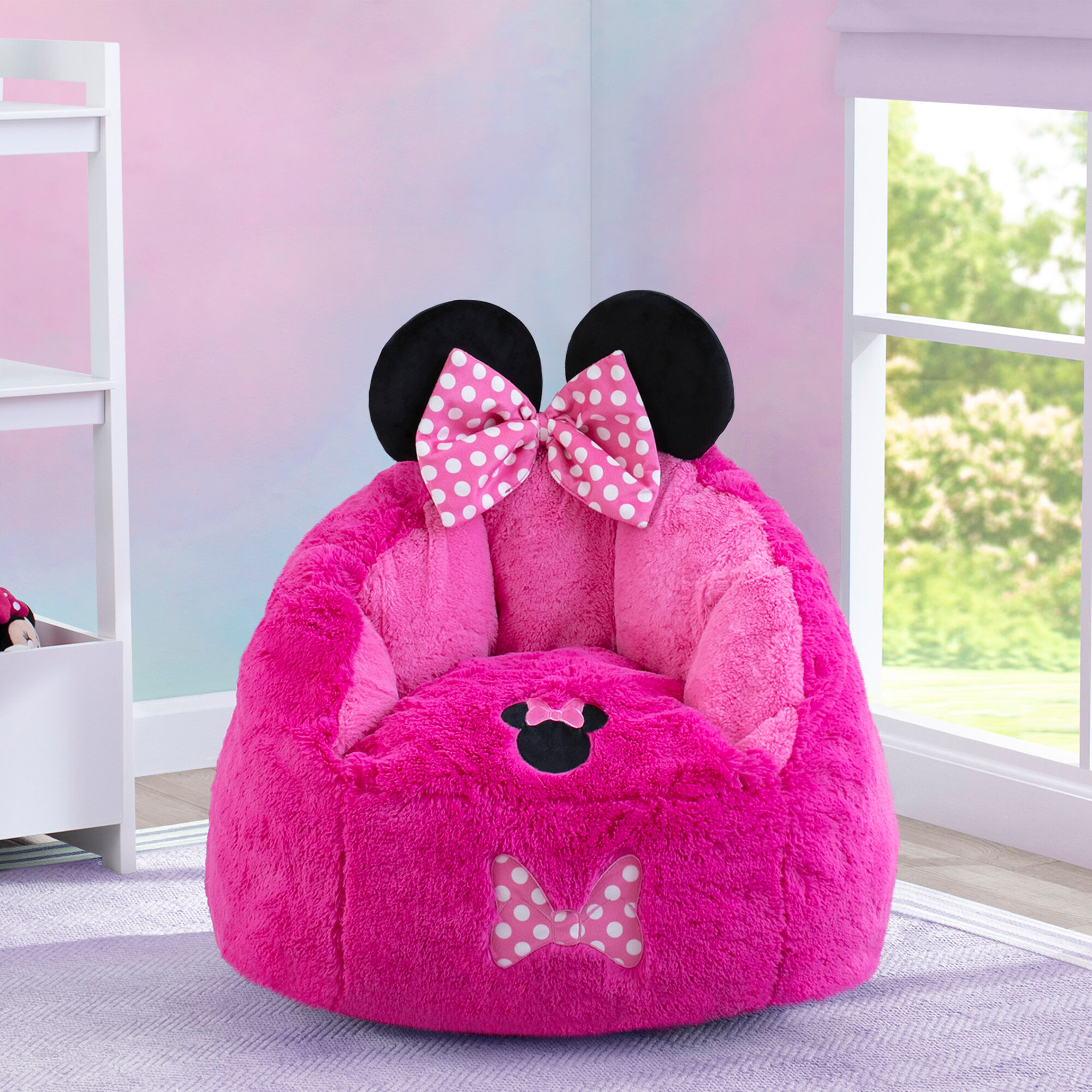 Disney Minnie Toddler Bean Bag Chair Pink Bean Bag Chair