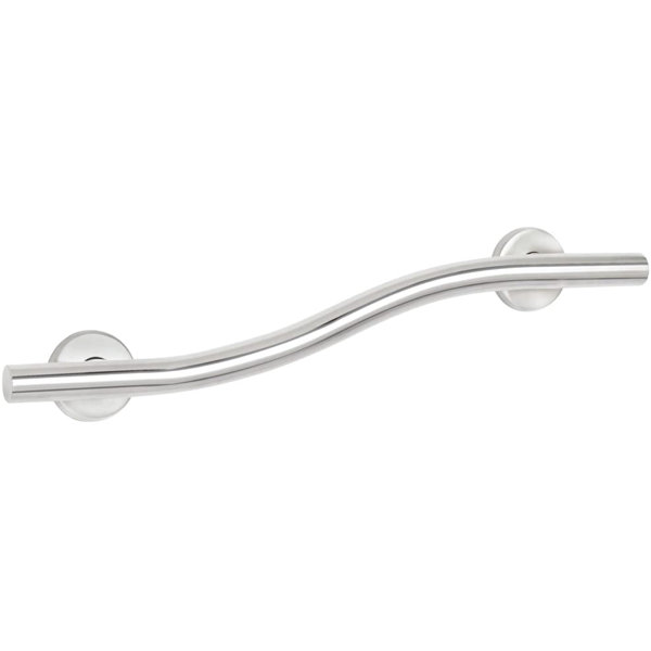 Seachrome Lifestyle Wellness Wave Wall Mount 36 Grab Bar 1 1 4 Diameter Wayfair