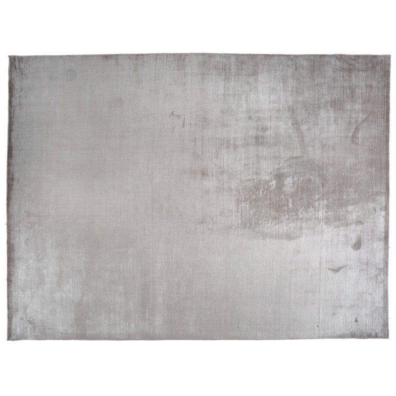 One-of-a-Kind Hand-Knotted 9' x 12' Gray Area Rug