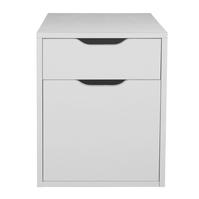 Rebrilliant Freestanding 2 Drawer Vertical Filing Cabinet