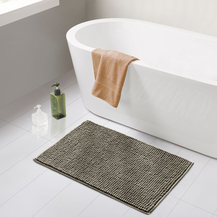 Memory Bath Mat Anti Slip Bath Rug with Strong Absorbent Machine Washable Show 