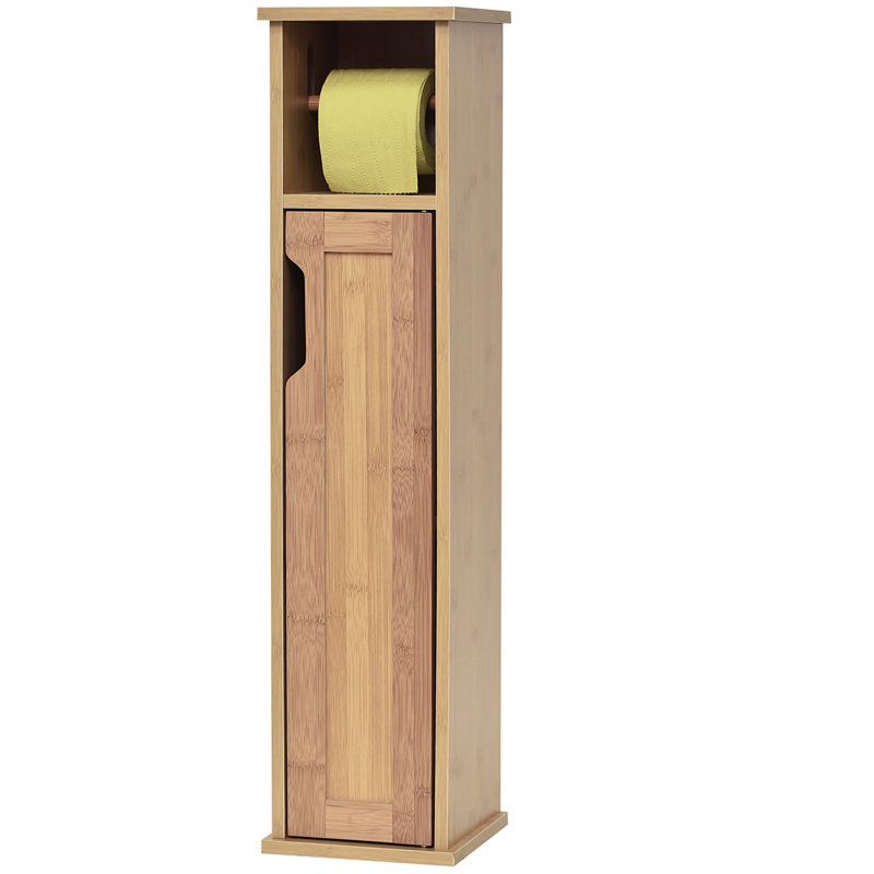 Evideco 2 In 1 Roll And Storage Freestanding Toilet Paper Holder Wayfair