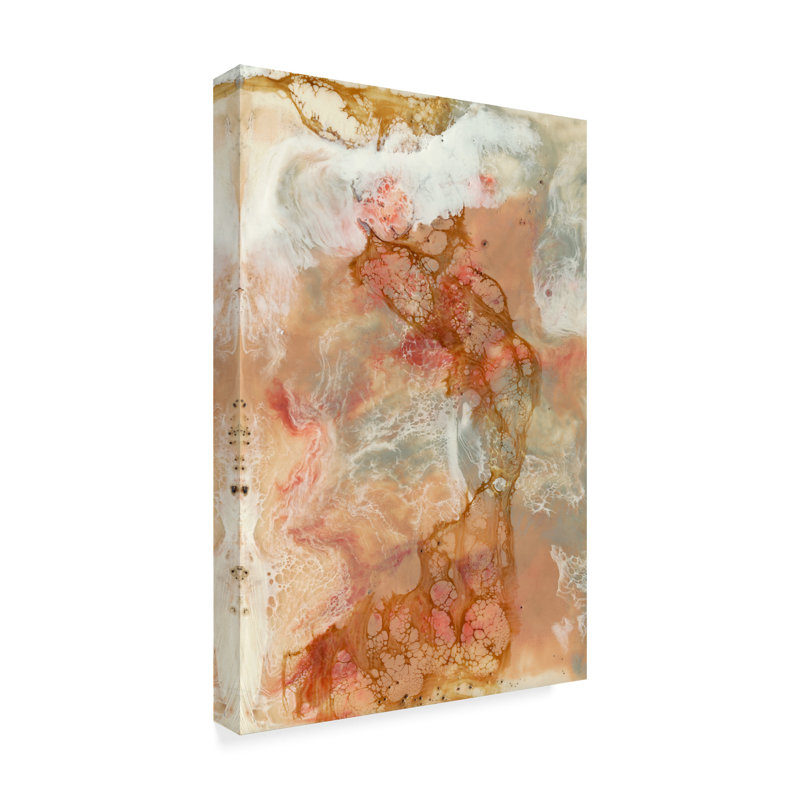 East Urban Home Coral Lace I Acrylic Painting Print On Wrapped
