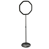 Details about   MasterVision Floor Stand Sign Holder 66"H Black Frame BVCSIG07060101 15x11 