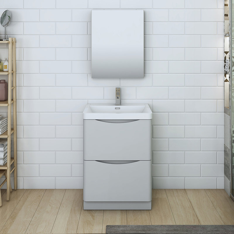 Fresca Senza Tuscany 24 Single Bathroom Vanity Set With Medicine