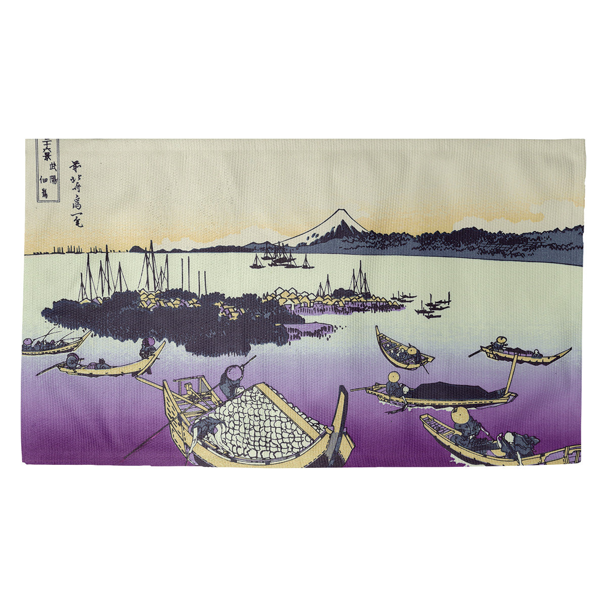 World Menagerie Hague Tsukuda Island In Musashi Province Purple Area Rug Wayfair