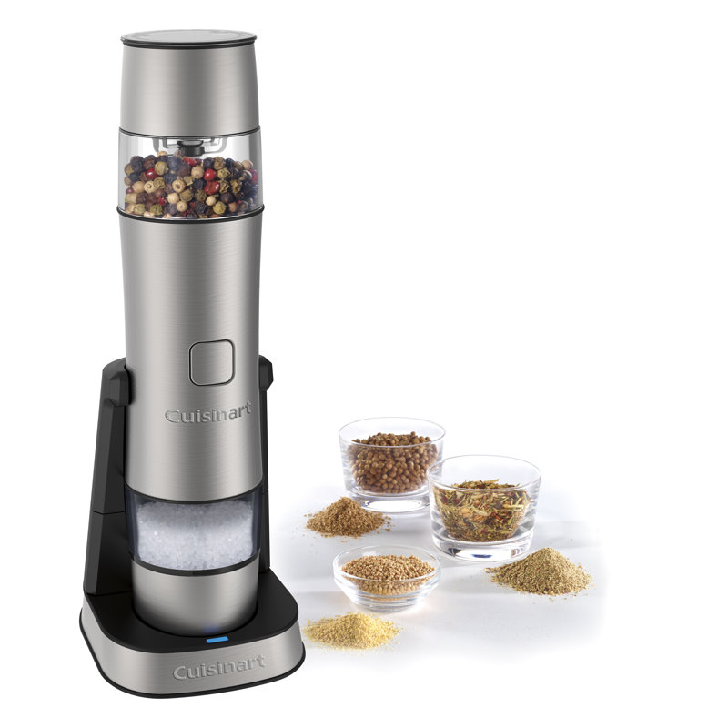 rechargeable salt and pepper mills