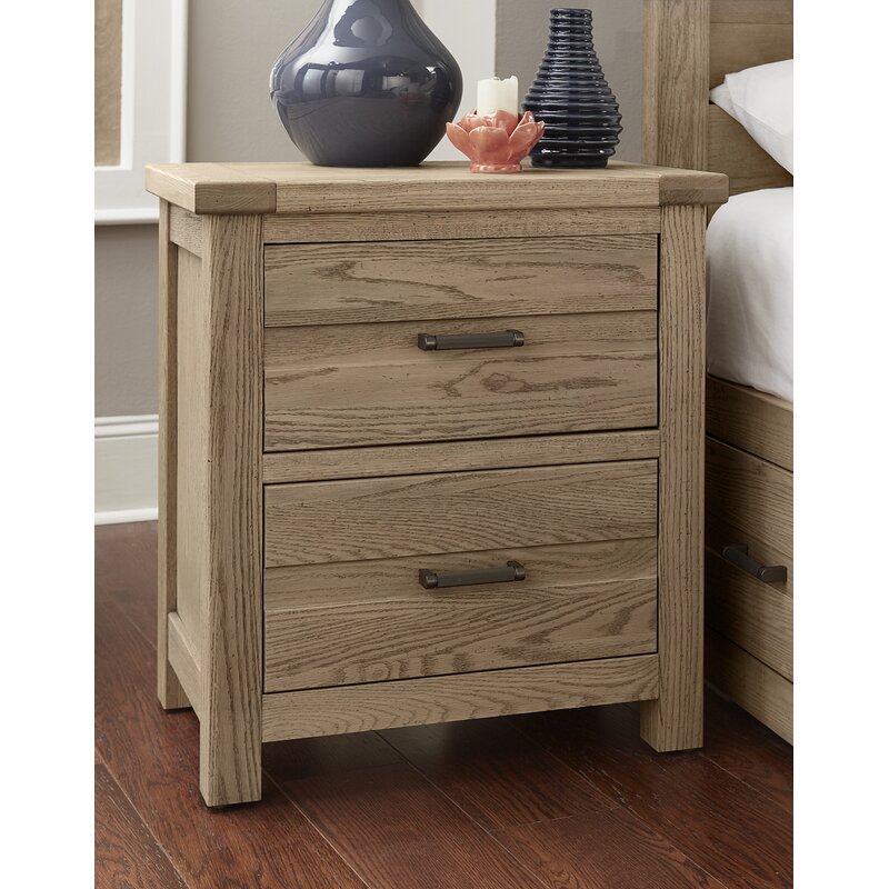 Vaughan Bassett 2 Drawer Nightstand Wayfair Ca