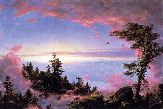 Buyenlarge Above The Clouds At Sunrise By Frederic Edwin Church