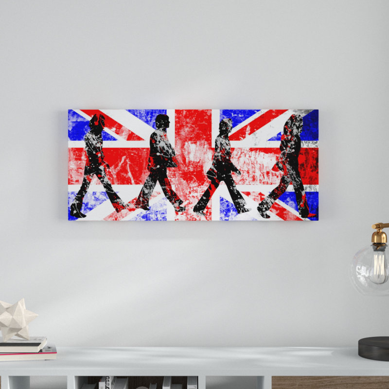 Ivy Bronx Beatles Abbey Road Acrylic Painting Print On Canvas