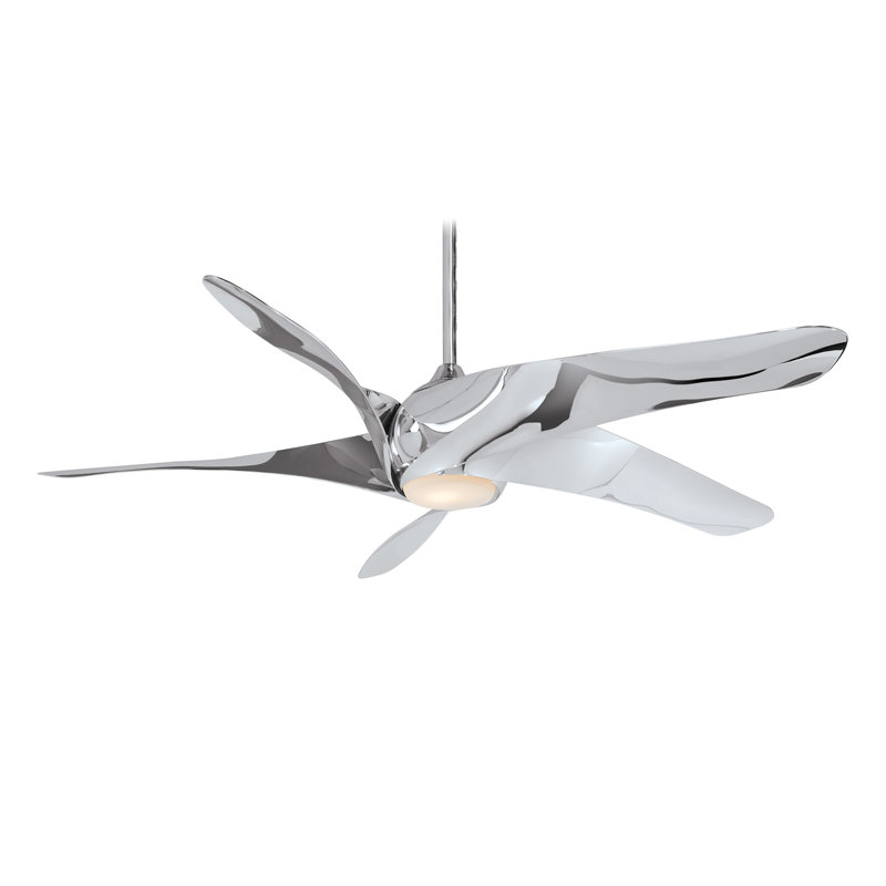 Minka Aire 62 Artemis 5 Blade Led Standard Ceiling Fan With Remote Control And Light Kit Included Reviews Wayfair