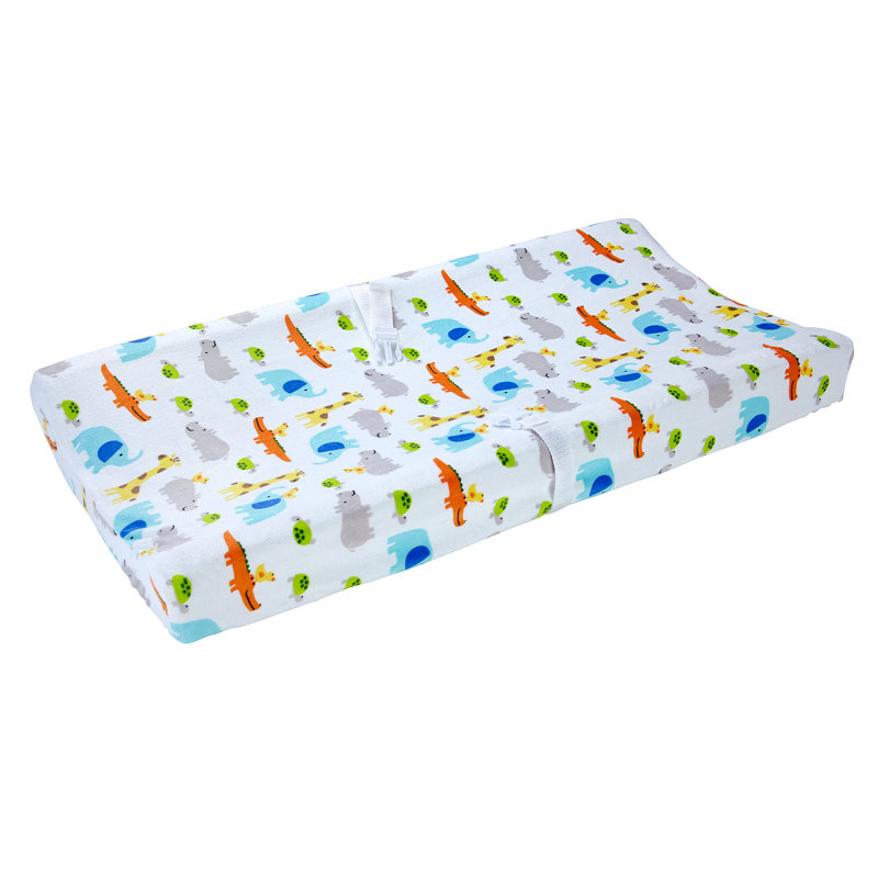 orange changing pad cover