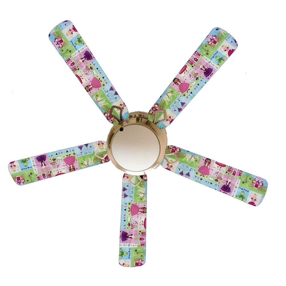 Zoomie Kids 52 Sosa Princess Kingdom 5 Blade Ceiling Fan Light