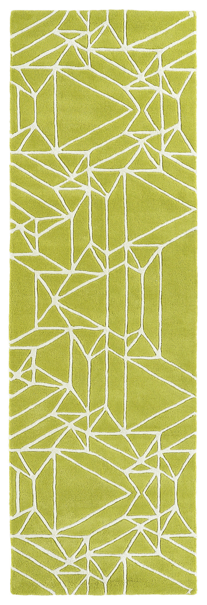 Wrought Studio Ronnie Handmade Wool Lime Green Rug & Reviews Wayfair