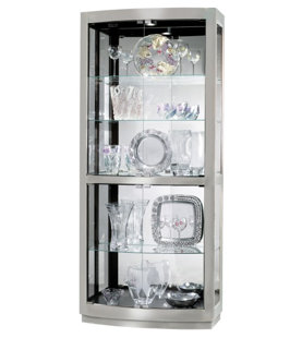 Go to store & view more images Latitude Run Bethzy Lighted Curio Cabinet