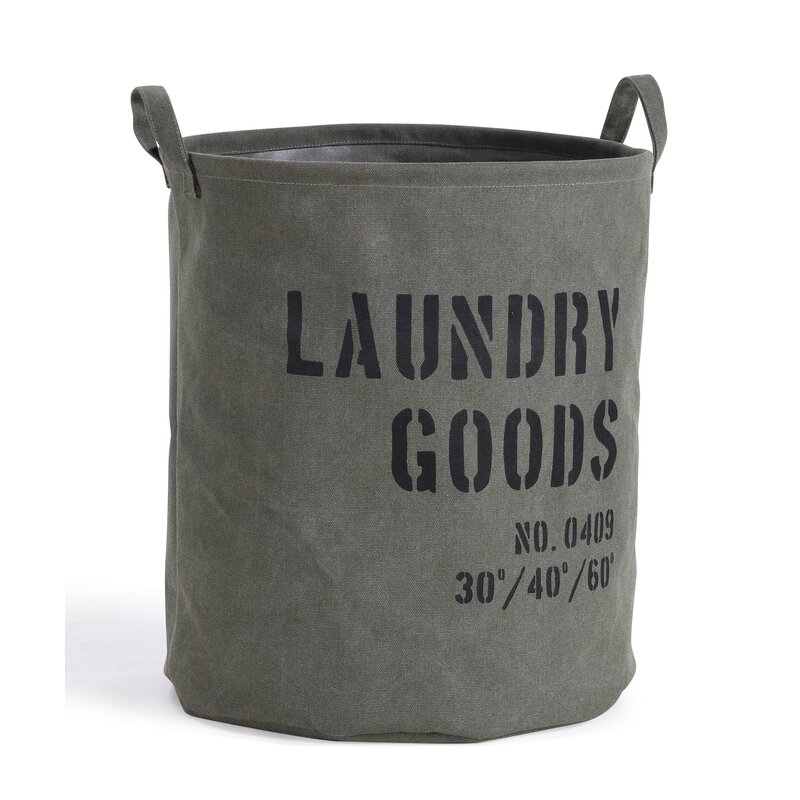 canvas laundry hamper