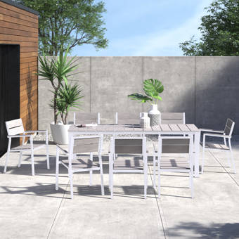 Erickson 9 Piece Outdoor Patio Dining Set Reviews Allmodern