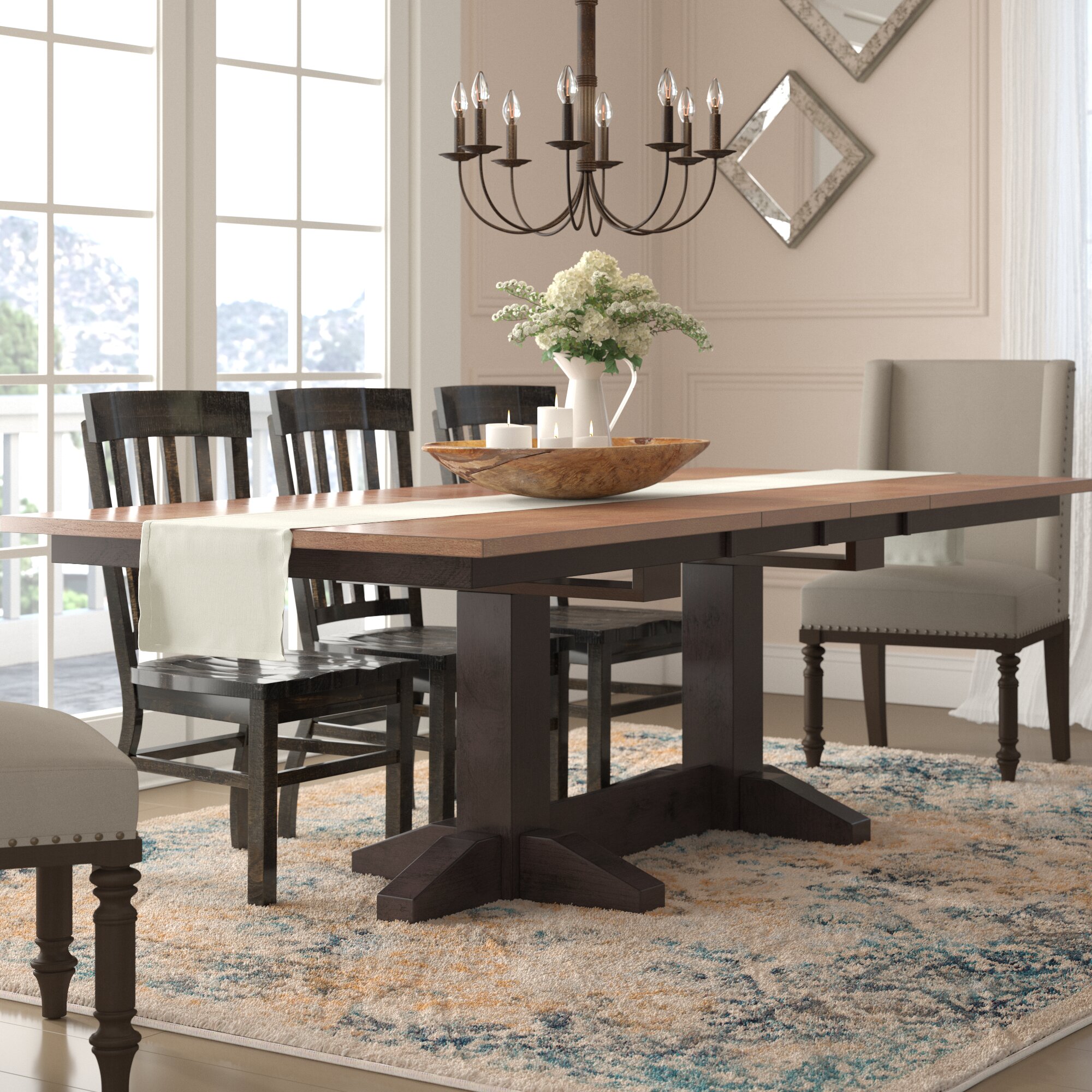 wayfair oak dining table