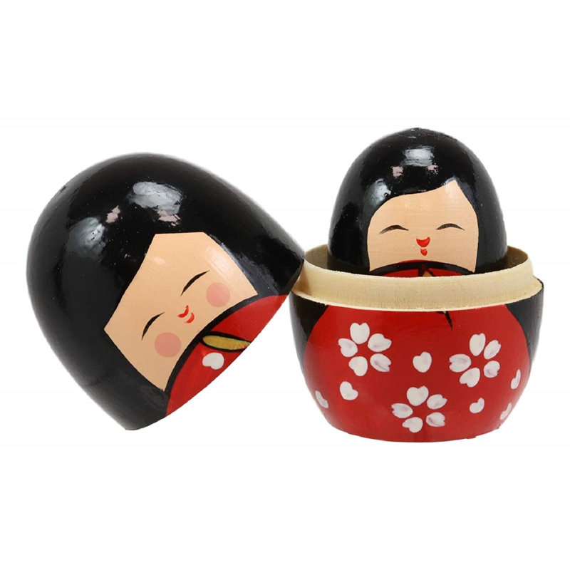 kokeshi nesting dolls