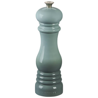 le creuset coastal blue salt & pepper mill set