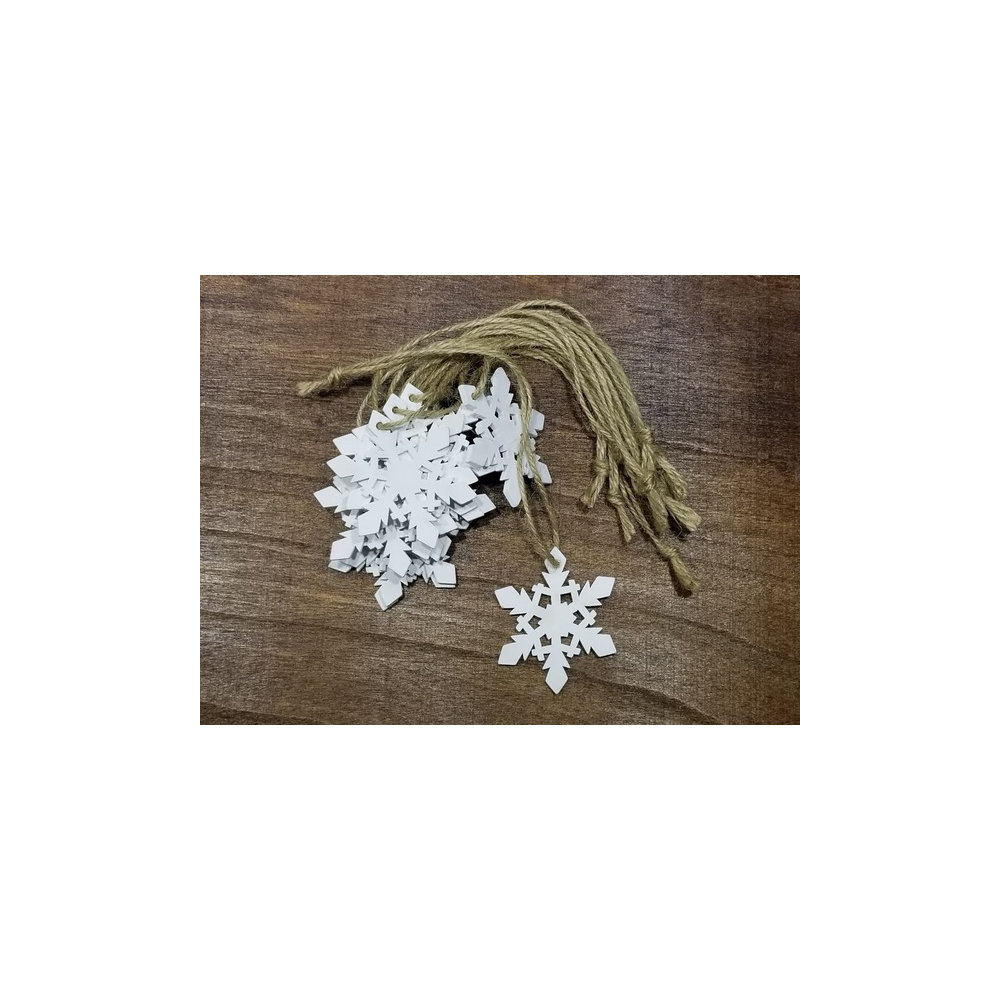 The Holiday Aisle Wooden Snowflake Hanging Figurine Wayfair