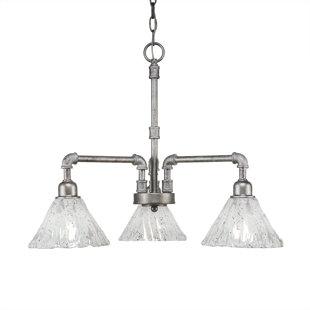 Go to store & view more images Kash 3-Light Shaded Chandelier by Williston Forge