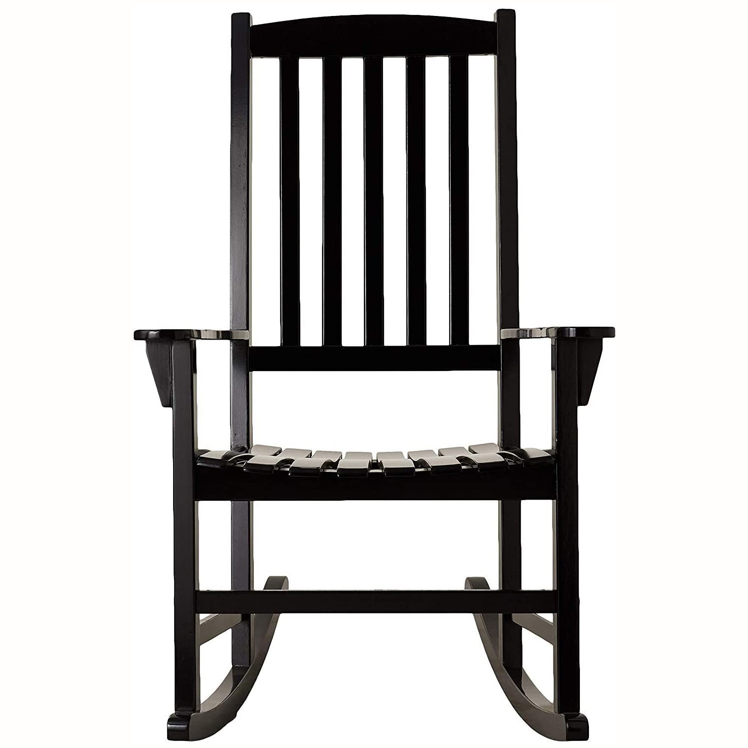 wayfair black outdoor rocking chair