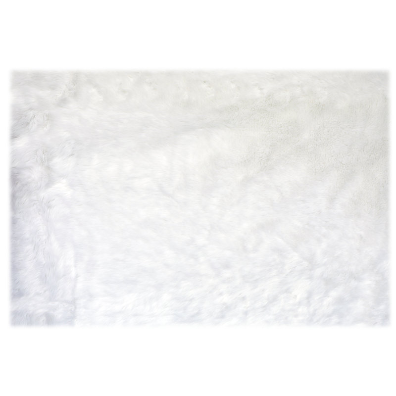 plush bear rug