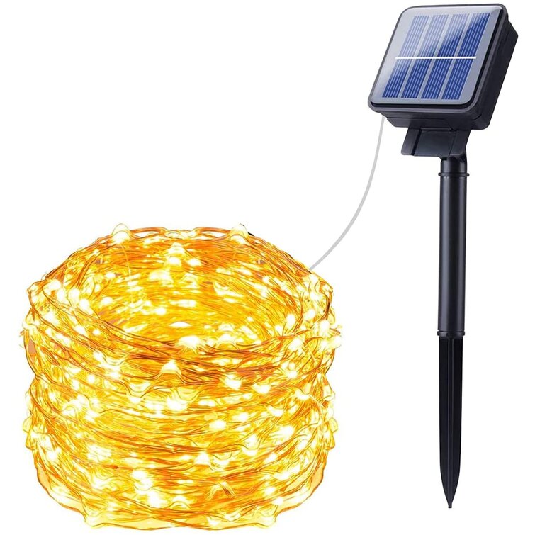 Outdoor Solar Power LED String Light Party Decoration Waterproof Christmas Lamp 