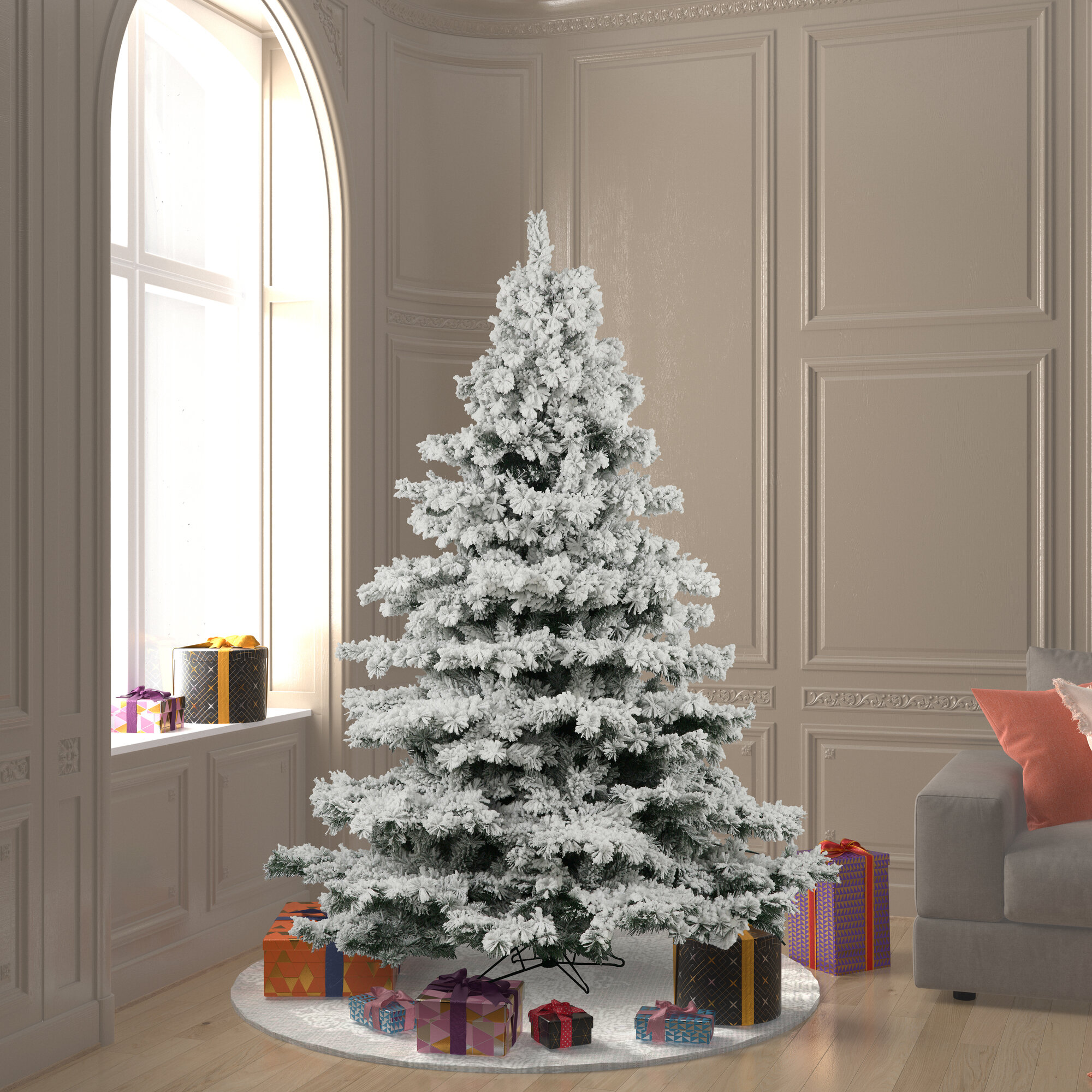 Cheap White Christmas Trees Artificial / Amazon Com National Tree