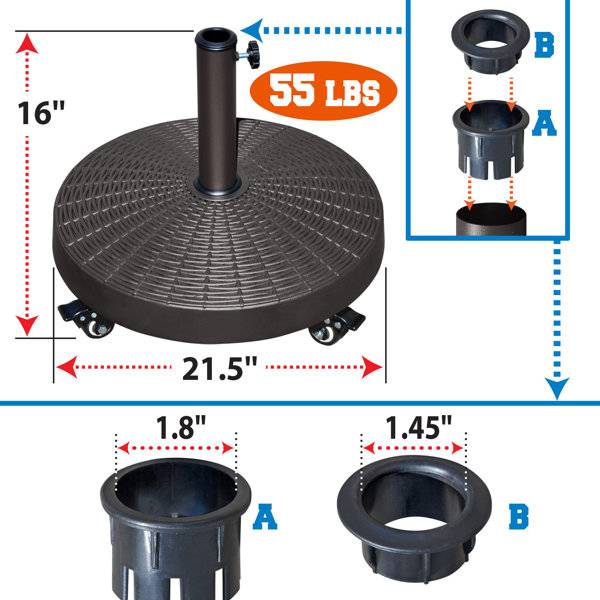 resin umbrella stand